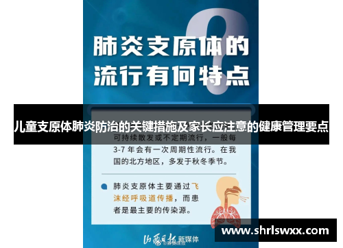 儿童支原体肺炎防治的关键措施及家长应注意的健康管理要点